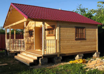 Дачные дома из клееного бруса