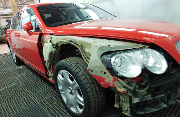 Кузовной ремонт Бентли: правила и основные этапы