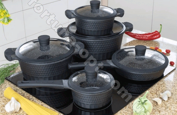 Достоинства кастрюль с гранитным покрытием и правила ухода