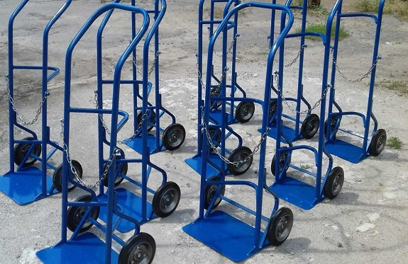 Тележка для газовых баллонов: требования и советы по выбору