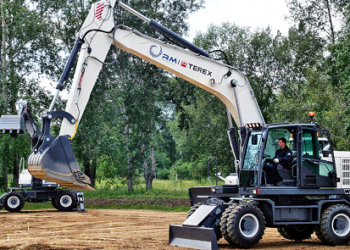 Применение колесного экскаватора и его достоинства