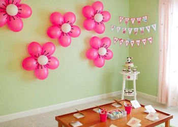 Воздушные шары для оформления интерьеров