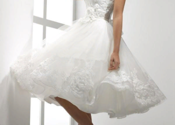 Требования и выбор коротких свадебных платьев