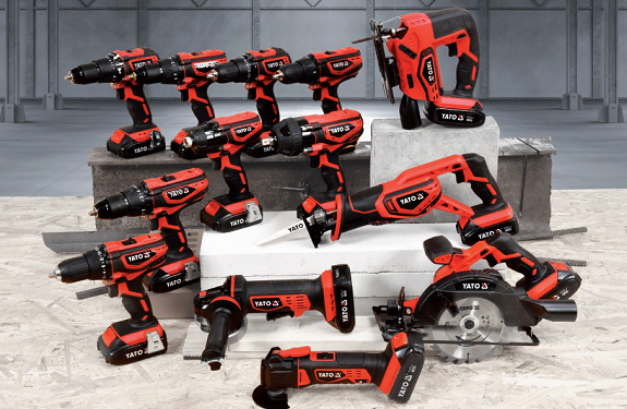 Достоинства и основные виды аккумуляторных инструментов Yato