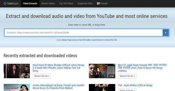 Downloading media files from various online services
