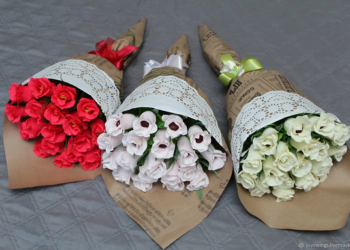 Букеты из роз: варианты, идеи оформления и разновидности