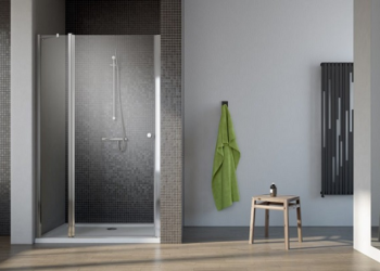 Стеклянная дверь в душ: достоинства и особенности установки
