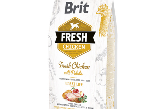 Линия Brit Fresh: качественный корм для собак и их виды