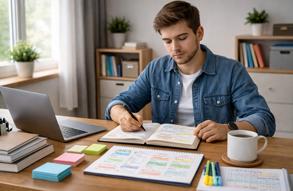 Как не путаться в нескольких предметах одновременно